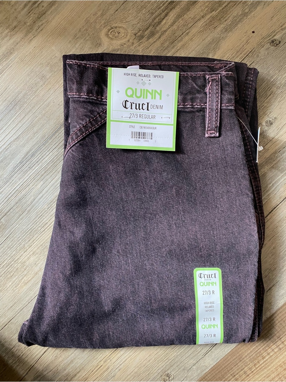Women’s Cruel Denim Quinn High-Rise Tapered Jeans